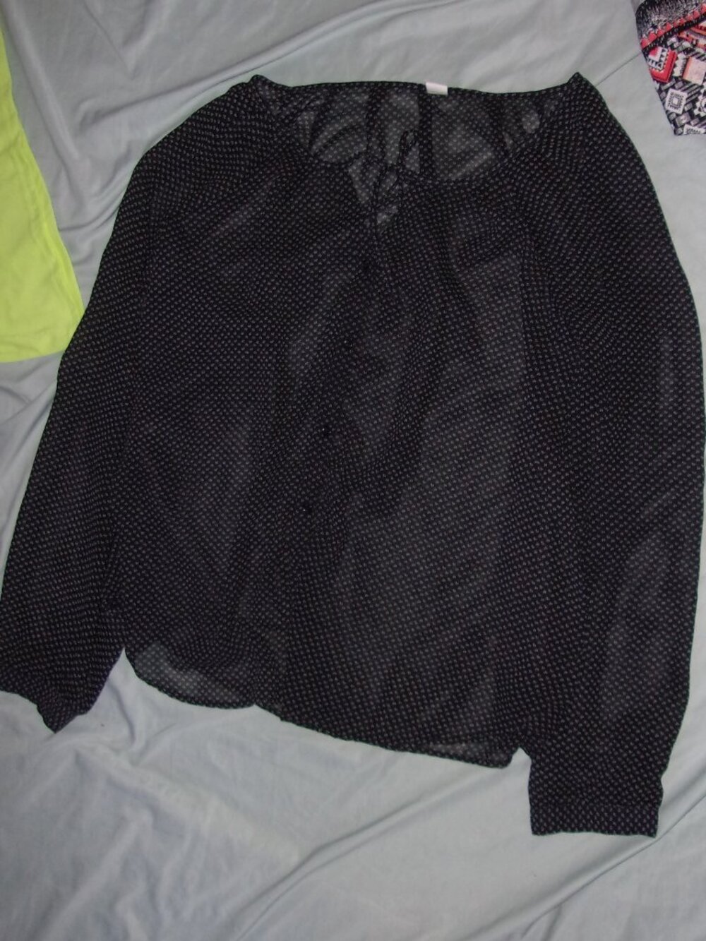 Size 2x casual dress womens shirt blouse 2 x xxl floral print sheer black - Picture 2 of 4